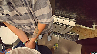 Stepsister Helps Stepbrother Cum Quickly in her PANTYHOSE