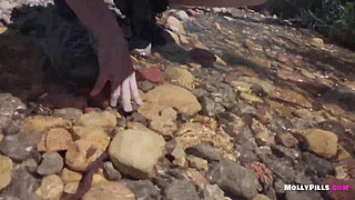 Cum in my Pussy Twice!! Naughty Public Double Creampie for Perfect Young Amateur Chick - Molly Pills - Outdoor POV Fucking 1080p HD