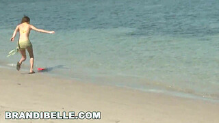 BRANDI BELLE - My Friends And I Getting Kinky On The Beach
