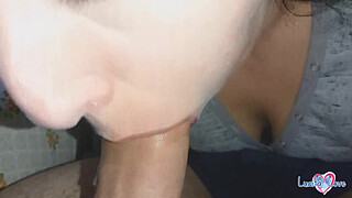 Perfect blowjob until cumshot in my mouth - Oral Creampie