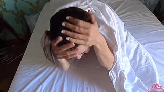 Chick Footjob Huge Shaft - Cum on Feet