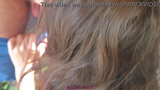 Naughty step sister make me cum in her mouth