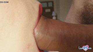 Busty Milf takes Throbbing Oral Creampie