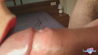 Busty Milf takes Throbbing Oral Creampie