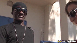 Big Titted Cougar Sa Jay Fucks Black Penis