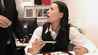 Japanese office Blowjob