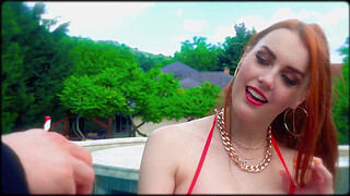 Redhead Begs for Morning Fuck WHILE 2 FRIENDS ARE NEXT TO THEM - BITCOINrich24.com