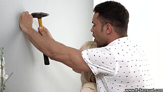 X-Sensual - Teeny Eva Barbie takes hot booty-pussy DP