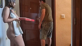 I fuck the delivery man