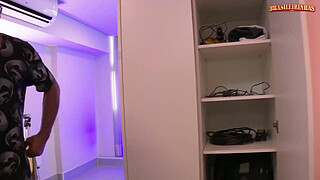 HOT BLONDE FUCKED BY TWO BBC