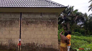 HE CAME FOR ELECTRICAL WIRING IN MY NEW HOUSE, I COULD'NT RESIST TO FUCK HIM OUTDOOR