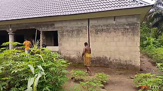 HE CAME FOR ELECTRICAL WIRING IN MY NEW HOUSE, I COULD'NT RESIST TO FUCK HIM OUTDOOR