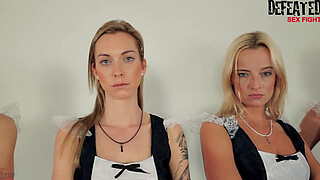 6 Girls Orgy Sexfight For The Alpha Female Maid