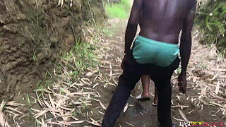 LETS GET SOME ROUGH STYLE HERE BEFORE GOING TO THE PARTY NEXT DOOR BBW AMATEUR BIG BUTT Caught Fucking Chief In The Forest