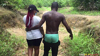 LETS GET SOME ROUGH STYLE HERE BEFORE GOING TO THE PARTY NEXT DOOR BBW AMATEUR BIG BUTT Caught Fucking Chief In The Forest