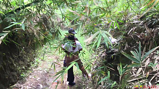 LETS GET SOME ROUGH STYLE HERE BEFORE GOING TO THE PARTY NEXT DOOR BBW AMATEUR BIG BUTT Caught Fucking Chief In The Forest