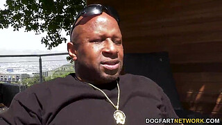 Busty Ebony Sarai Minx Seduces Her Husband And His Buddy