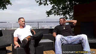 Busty Ebony Sarai Minx Seduces Her Husband And His Buddy