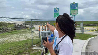 J Mac Fucks PAWG Pornstar Kelsi Monroe Outdoors by the Water