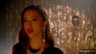 Deeper. Sultry singer Alexia Anders can't resist Anton's BBC