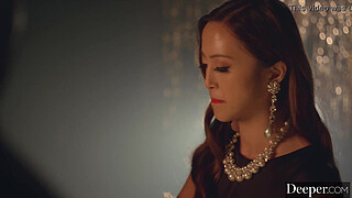 Deeper. Sultry singer Alexia Anders can't resist Anton's BBC