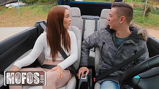 Gorgeous girl Ginebra Bellucci gets fucked in car with Tommy Cabrio - MOFOS