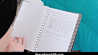 Cute Virgin Teen With Braces Luna Bright And Her Virgin Huge Penis Boyfriend Fuck