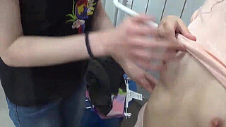 Sex in public at the mall with my stepsister and my girlfriend... caught