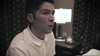 Curvy stepsister helps stepbrother get hard without thinking about his stepmom.The big boobs chick strokes and sucks his penis and is fucked while