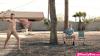 Stepdad fucked his young stepdaughter and her stepcousin too in a threeway