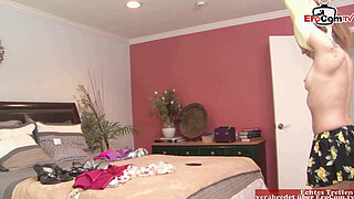 Two naughty Matures with glasses enjoy the big black penis in a 3way