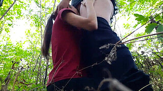 I cum in the mouth of a stranger in the forest