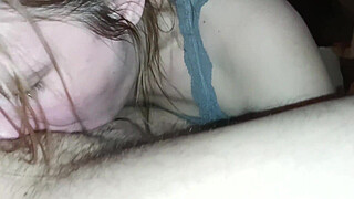 Horny MILF Sloppy Blowjob Big Penis Massive Cumshot in Mouth