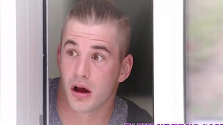 Big tittied milf gets taboo fucked and licked