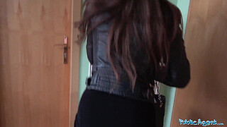 Public Agent Amirah Adara Fucks a stranger while her BF waits