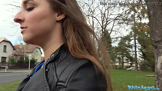 Public Agent Amirah Adara Fucks a stranger while her BF waits