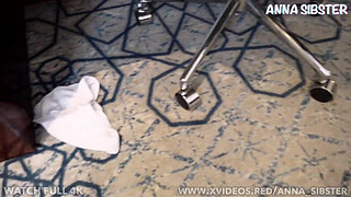 My wife's friend caught me sniffing her panties.