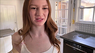 Redhead Teen Seduces StepDad