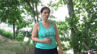 GERMAN SCOUT - HUGE BUTT MILF SEDUCE TO BAREBACK SEX AT PICK UP CAST