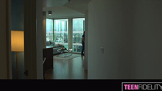 Maya Bijou Swallows A Load From Married Man