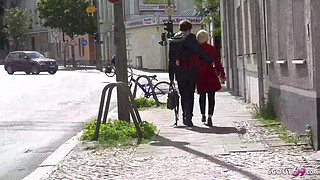 GERMAN SCOUT - ANOREXIC MILF DELIA TALK TO CHEATING ARSE FUCK AT PUBLIC AGENT CASTING