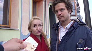 GERMAN SCOUT - ANOREXIC MILF DELIA TALK TO CHEATING ARSE FUCK AT PUBLIC AGENT CASTING