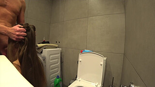 Deception. Guy Fucks My Wife In The Bathroom While I'm At Work. Real Home Video