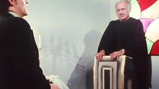 Bride sucks groomsmen at wedding