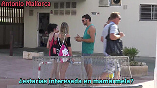 Amazing Sex With a Spanish Teen After Asking for a Blowjob in Public