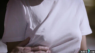 Stepdad roughly fucked his teen every night