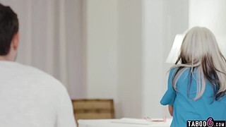 Enormous boobs granny physical therapy sex with a young big penis guy