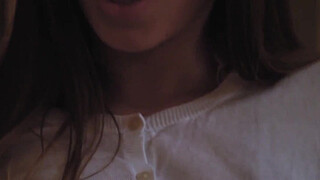 Young stepsister watches hot stud fuck his chick