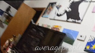 Emo glasses Chubby big titi wife blowjob and eaten out until she gets fucked and cums with cumshot