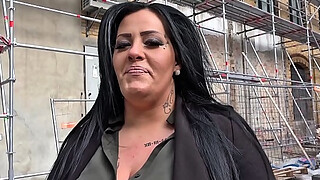 GERMAN SCOUT - Fat Teen Ashley Rough Fuck at Street Casting